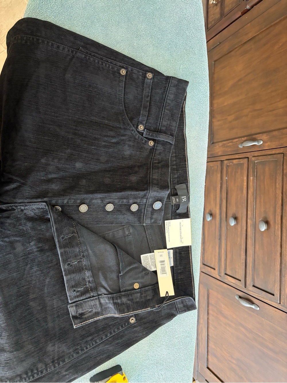 Banana Republic Black Women’s High-Waist Button-Fly Jeans NWT